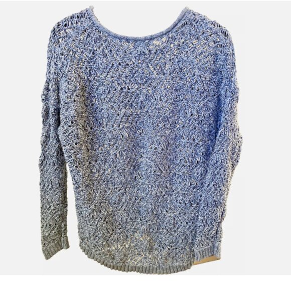 Eddie Bauer Loose Crochet Knit Sweater Size Large - Picture 2 of 14